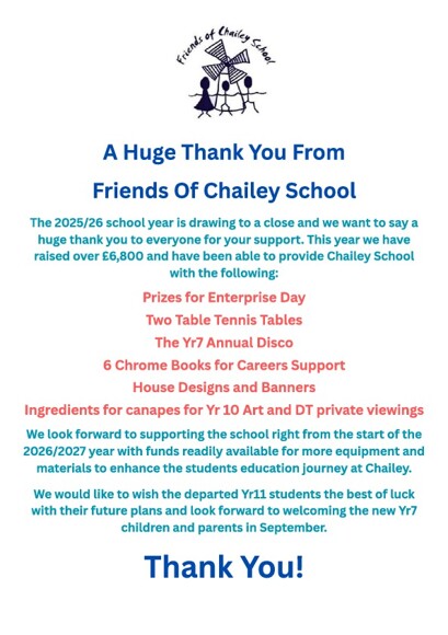 Thank you from focs